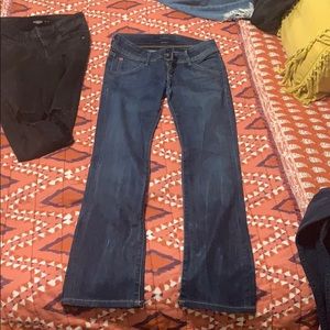 Hudson straight cut/slightly flared jeans sz 26